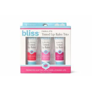 3pc Bliss Fabulous Tinted Lip Balms .34oz each